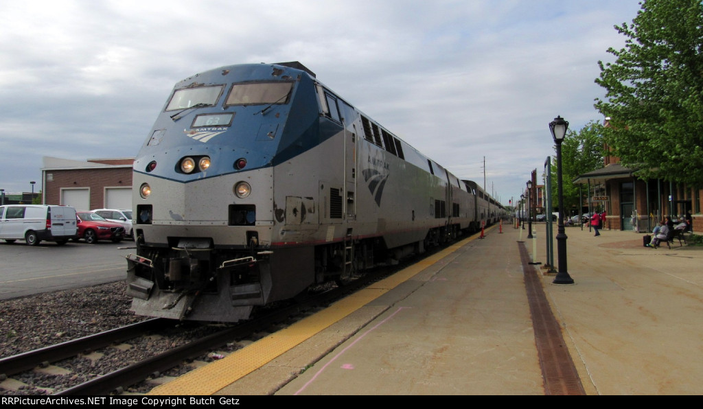 Amtrak the other way....